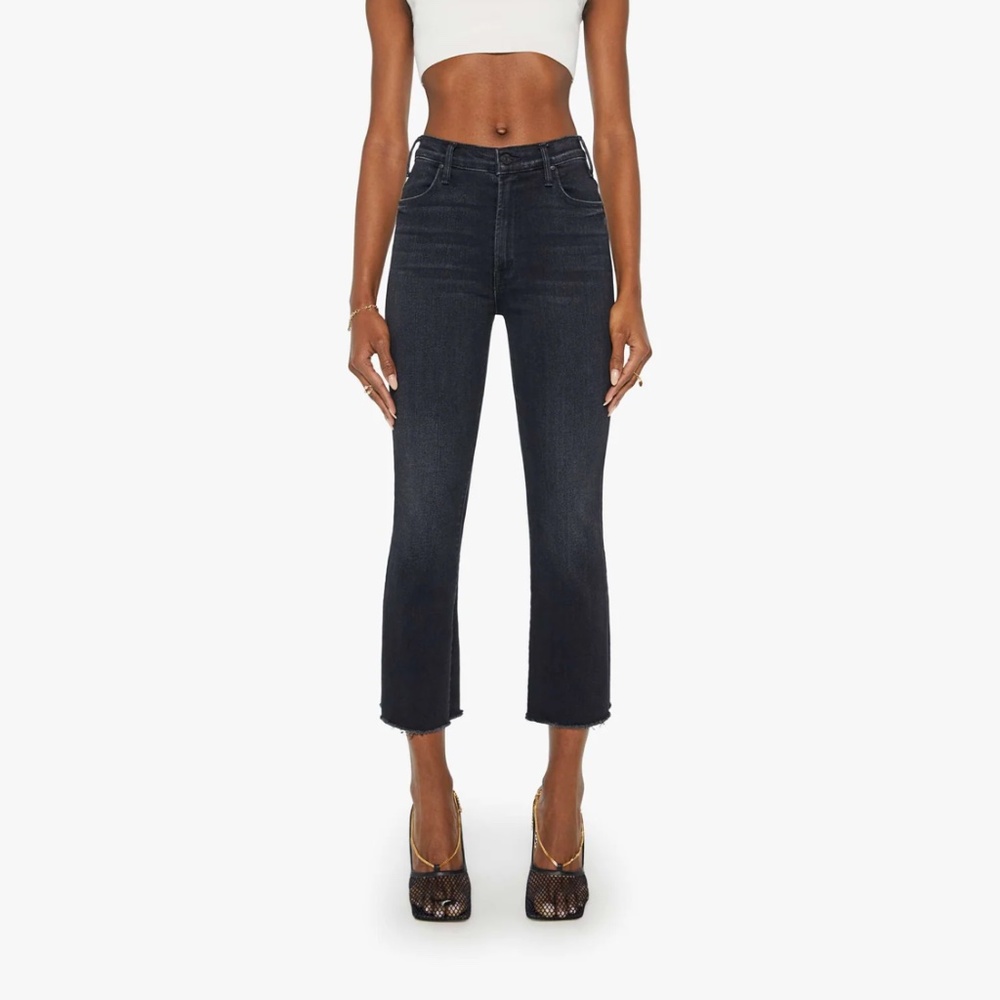 MOTHER denim the hustler ankle fray